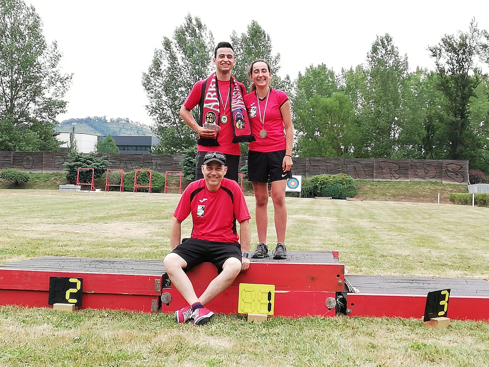 Pódio Arku Lagunak Campeonato Euskadi Outdoor 2019