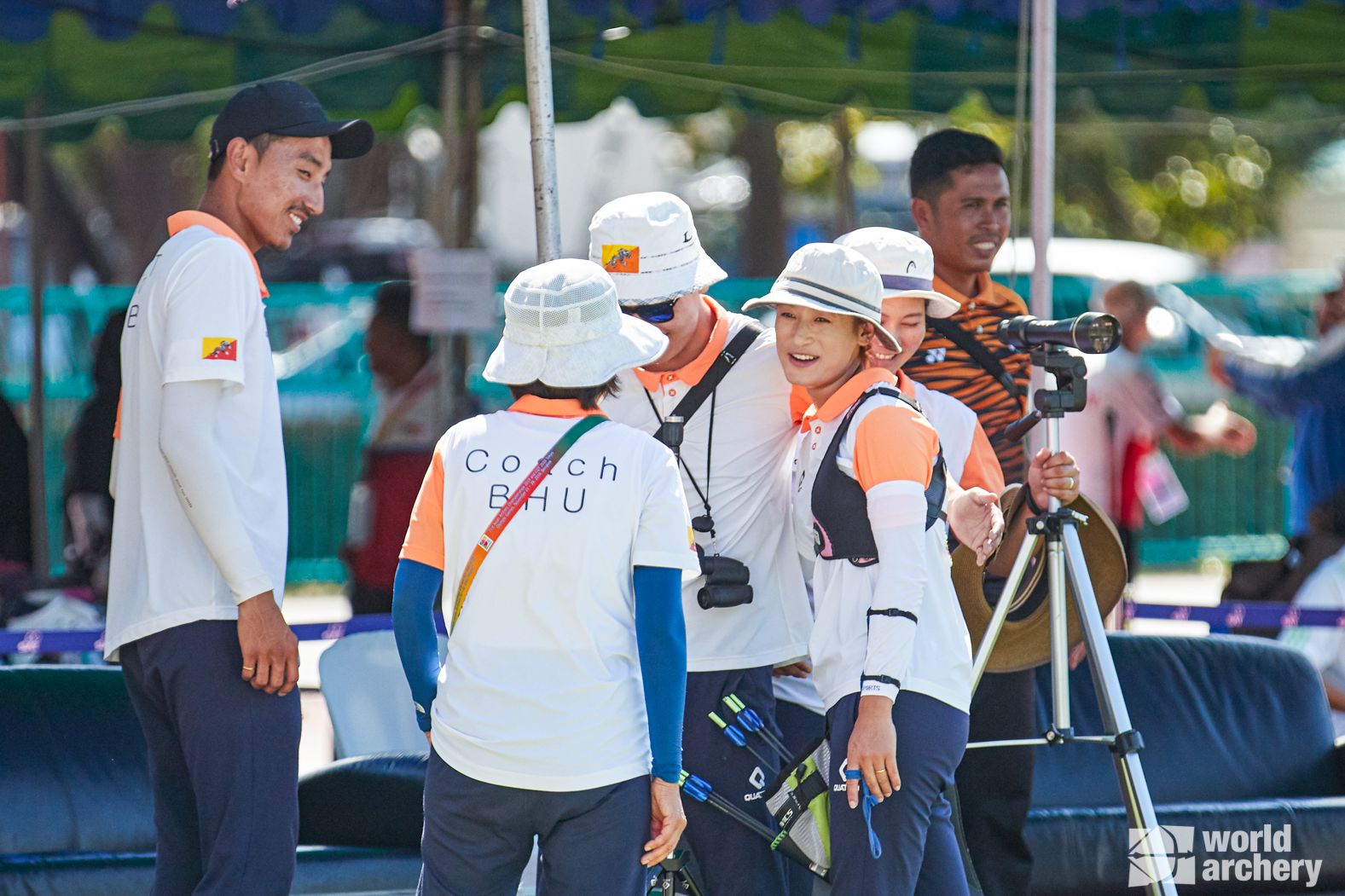 Equipo de Bután en Bangkok 2019