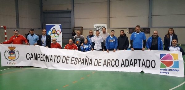 Participantes y Jueces del Campeonato de España de Arco Adaptado de Sala 2019 (Lugo)